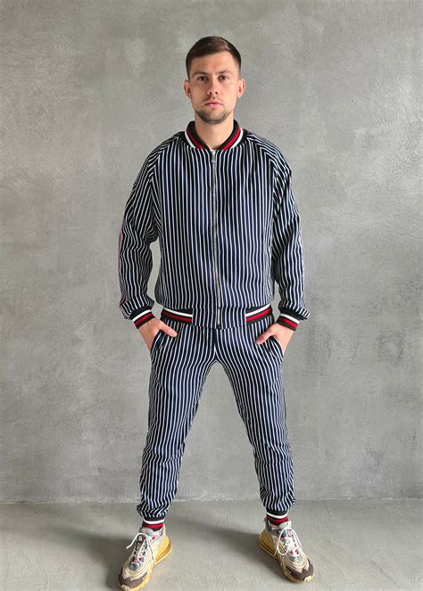 pinstripe tracksuit